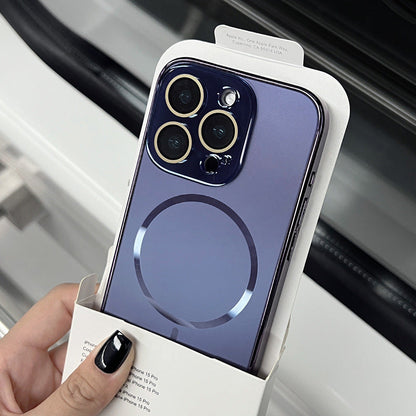 Nano original color fine circle magnetic Apple phone case