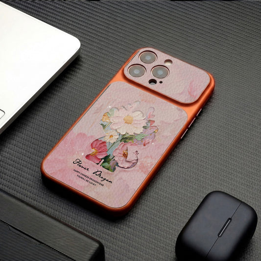 Colorful floral Apple phone case