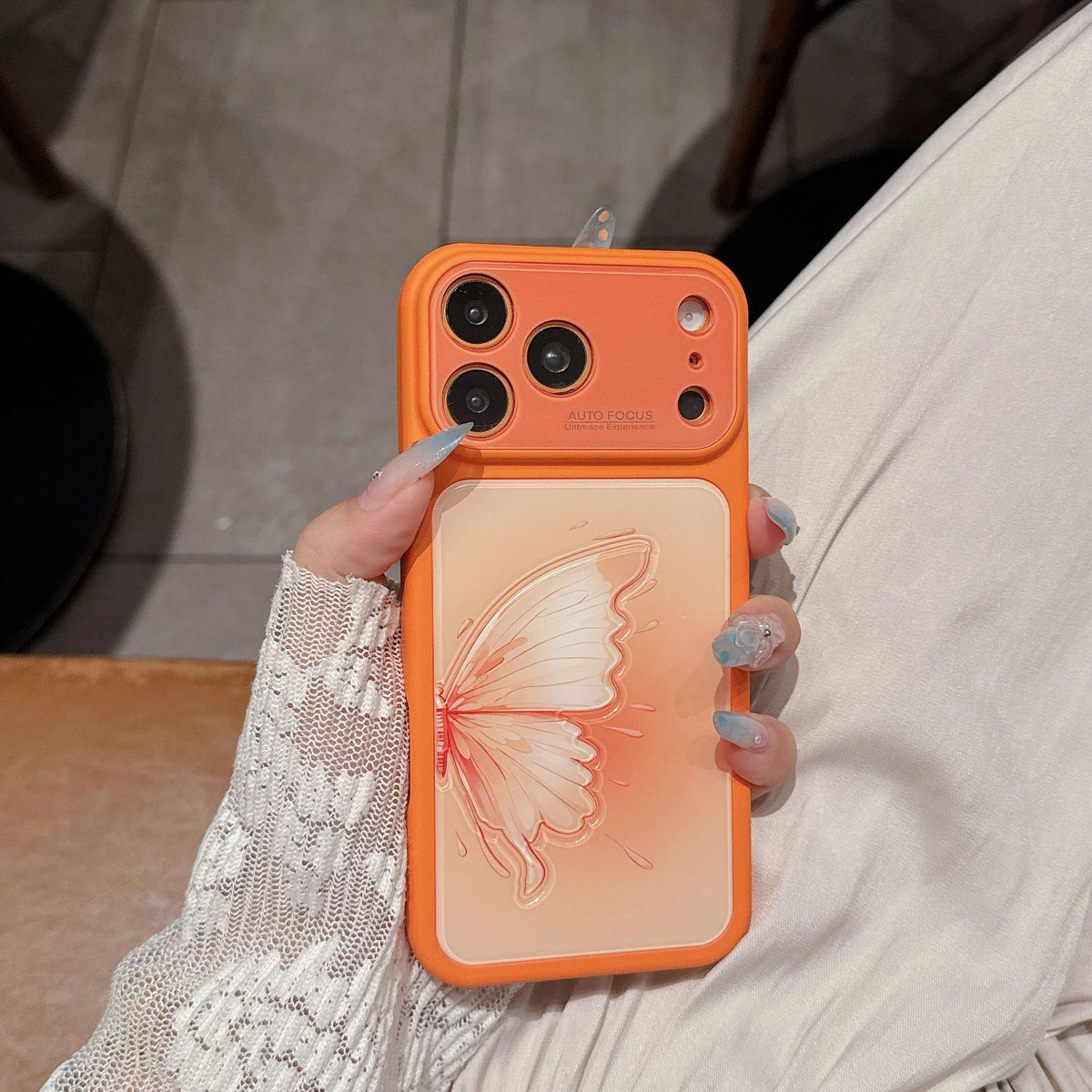 3D Butterfly Apple Phone Case