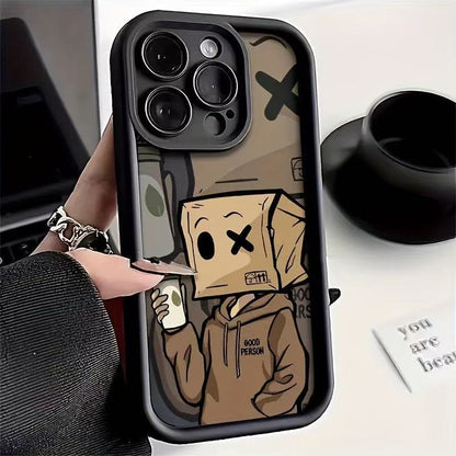 Cardboard Box Character Apple phone case