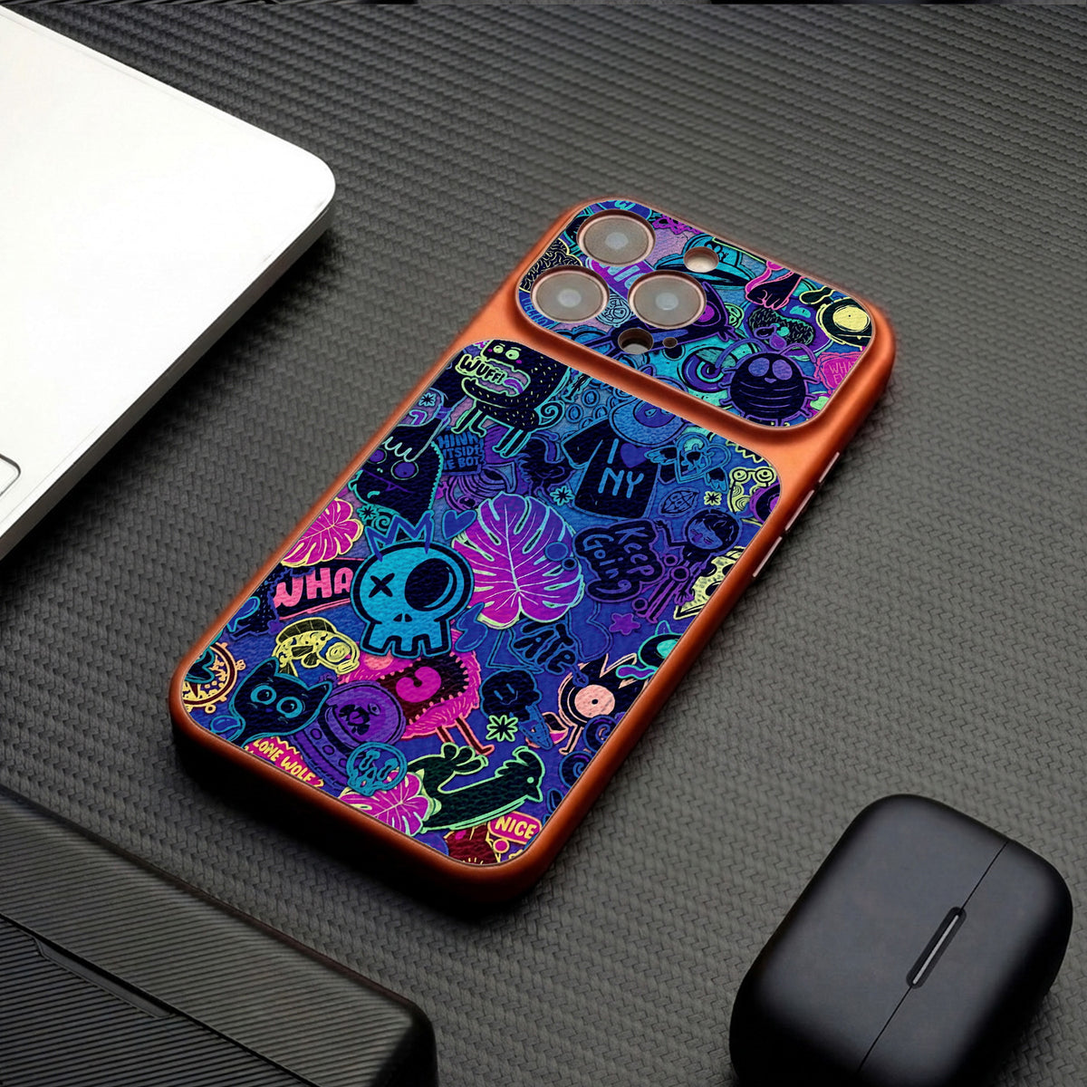 Graffiti style trendy Apple phone cases