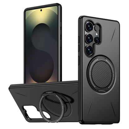 Rotating bracket magnetic Samsung mobile phone case