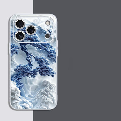 Cloud Cliff Pine Tree Apple Phone Case