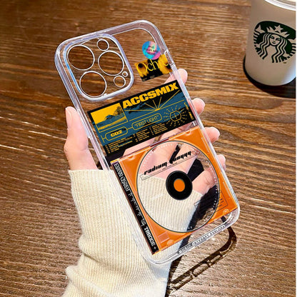 Creative music record player Apple phone case
