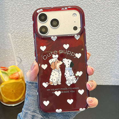 Cute Puppy Acrylic iPhone Case