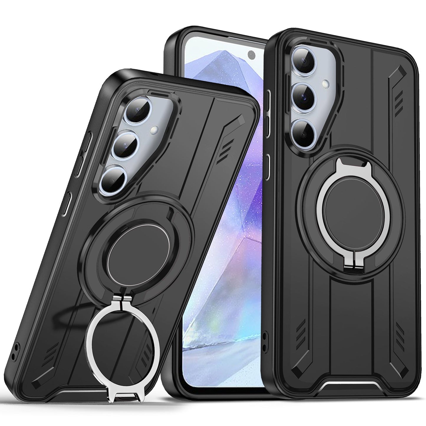 Leadwin rotating bracket magnetic Samsung mobile phone case