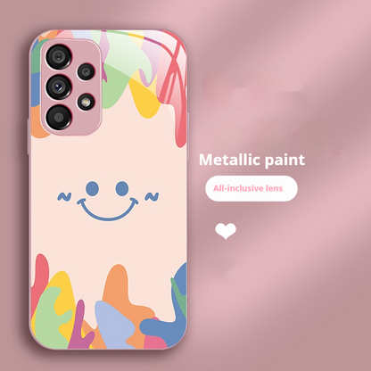 Cute smiley face Samsung phone case
