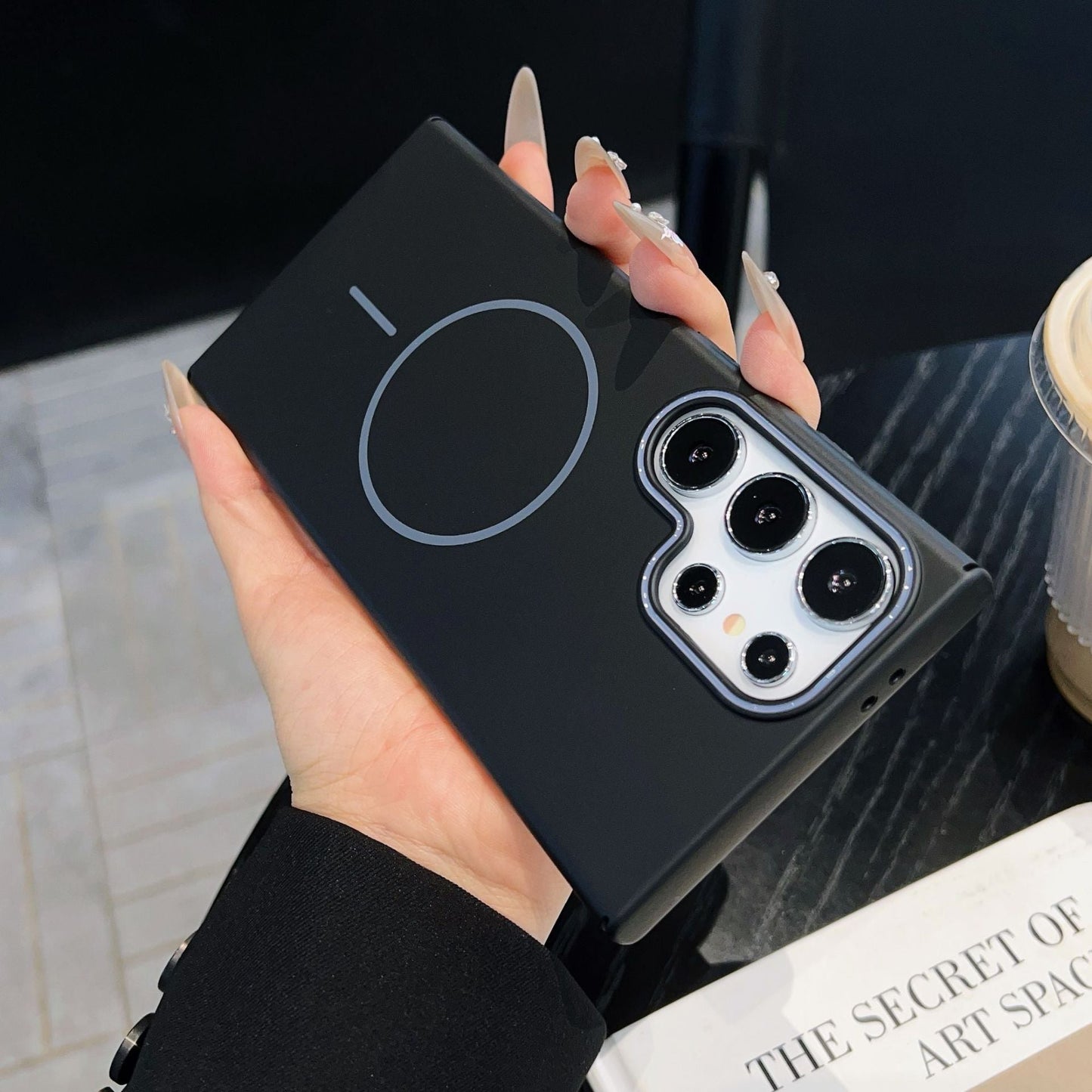 Magnetic Skin-friendly Frosted Samsung Phone Case