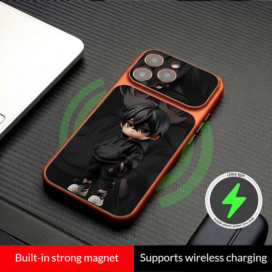 Black-Haired Boy Magnetic iPhone Case