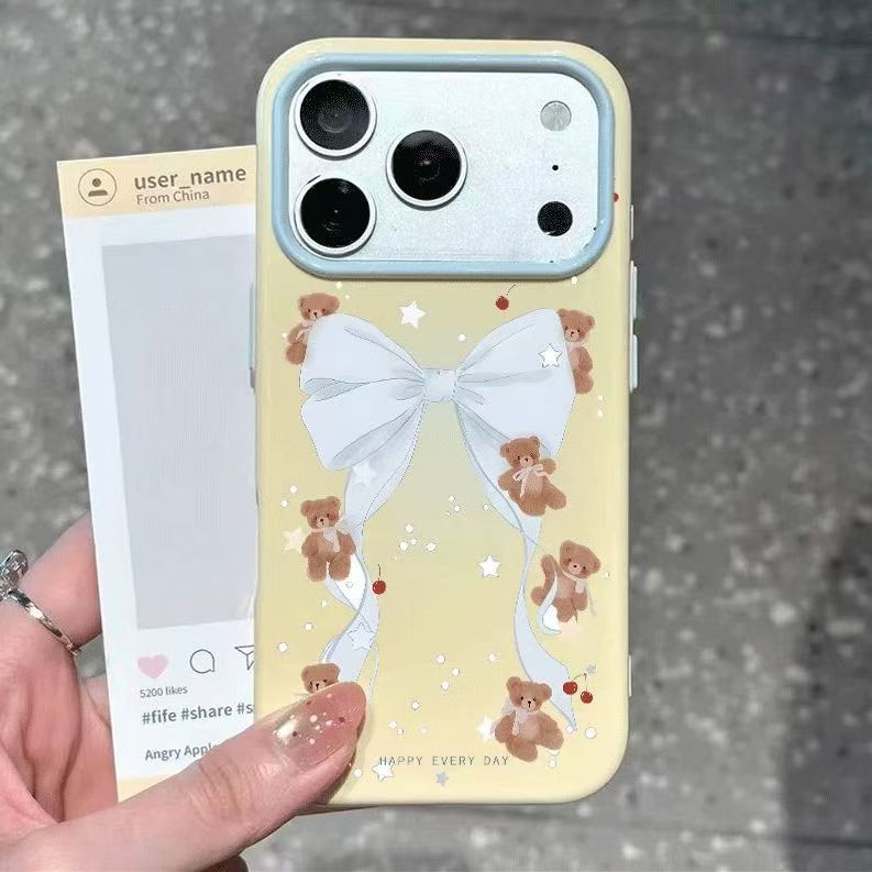 Bear bow Apple phone case