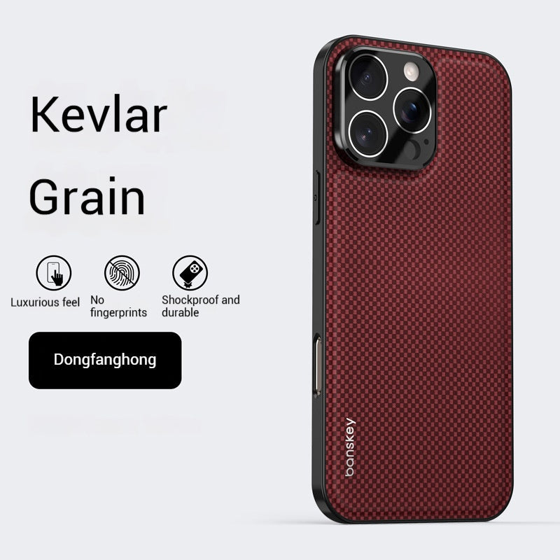 Carbon fiber Kevlar textured Apple phone case