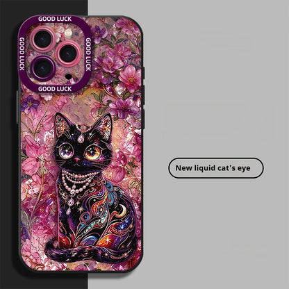 Cute kitten-shaped iPhone case