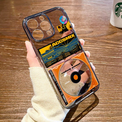 Creative music record player Apple phone case