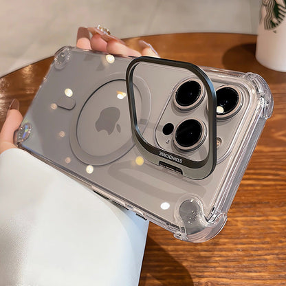 Hardware invisible lens holder magnetic iPhone case