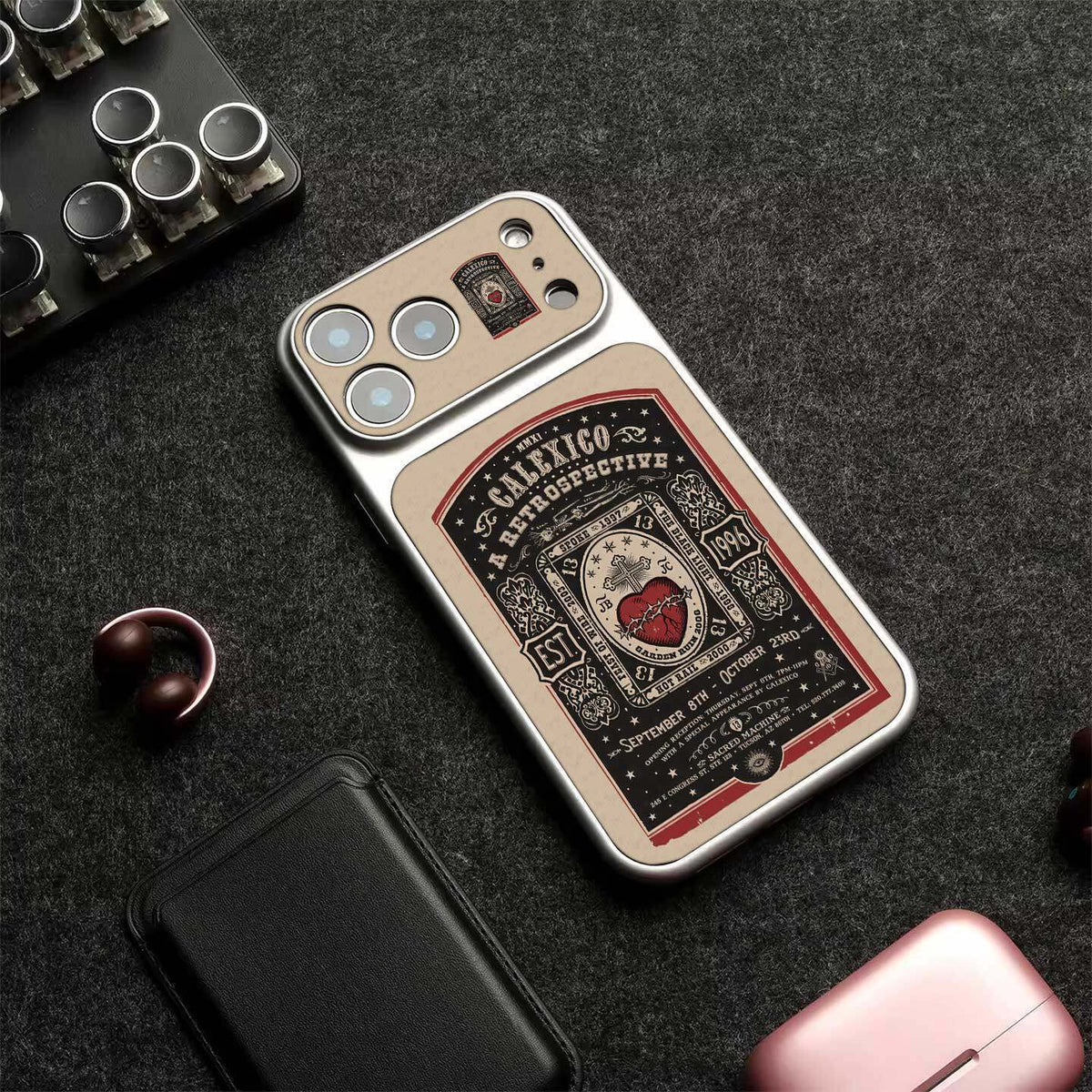 Classic Sacred Heart Matte iPhone Case
