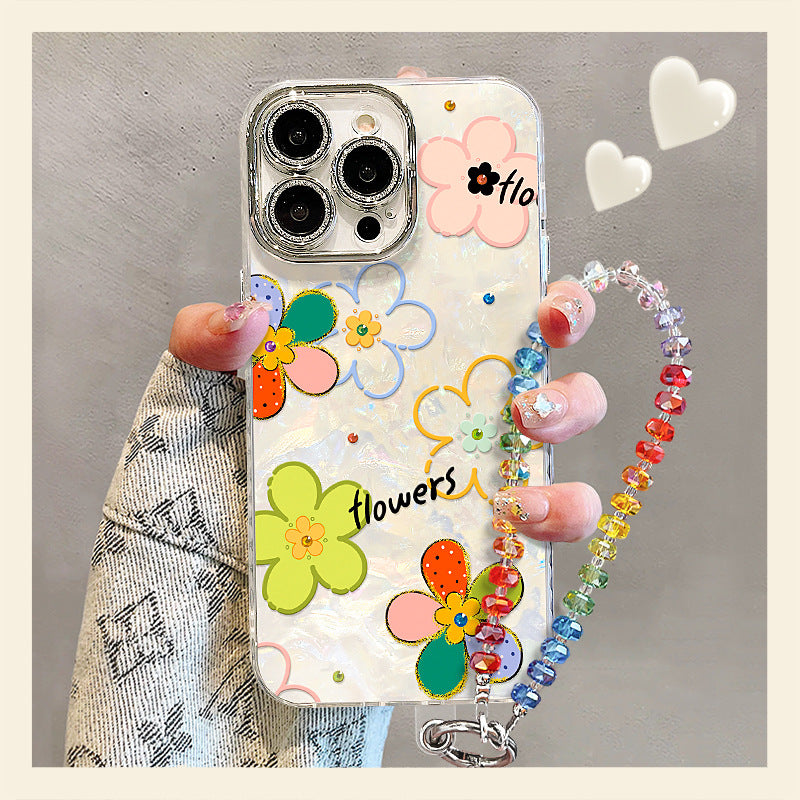 Oil Painting Style Smiling Sunflower iPhone Case