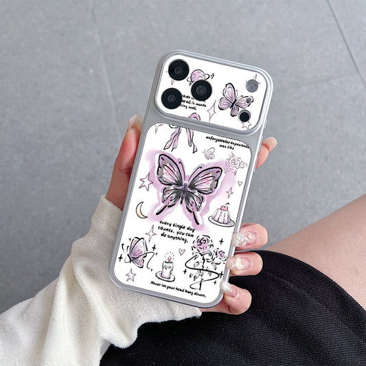 Cartoon Painted Apple Phone Case