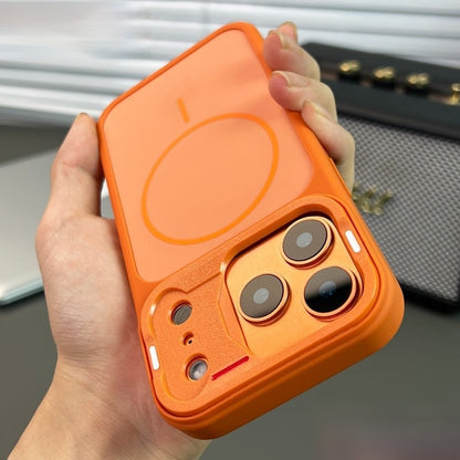 Skin-like frosted magnetic Apple phone case