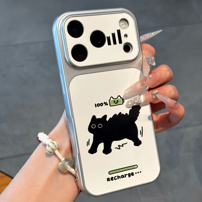 Battery Cat Apple Phone Case