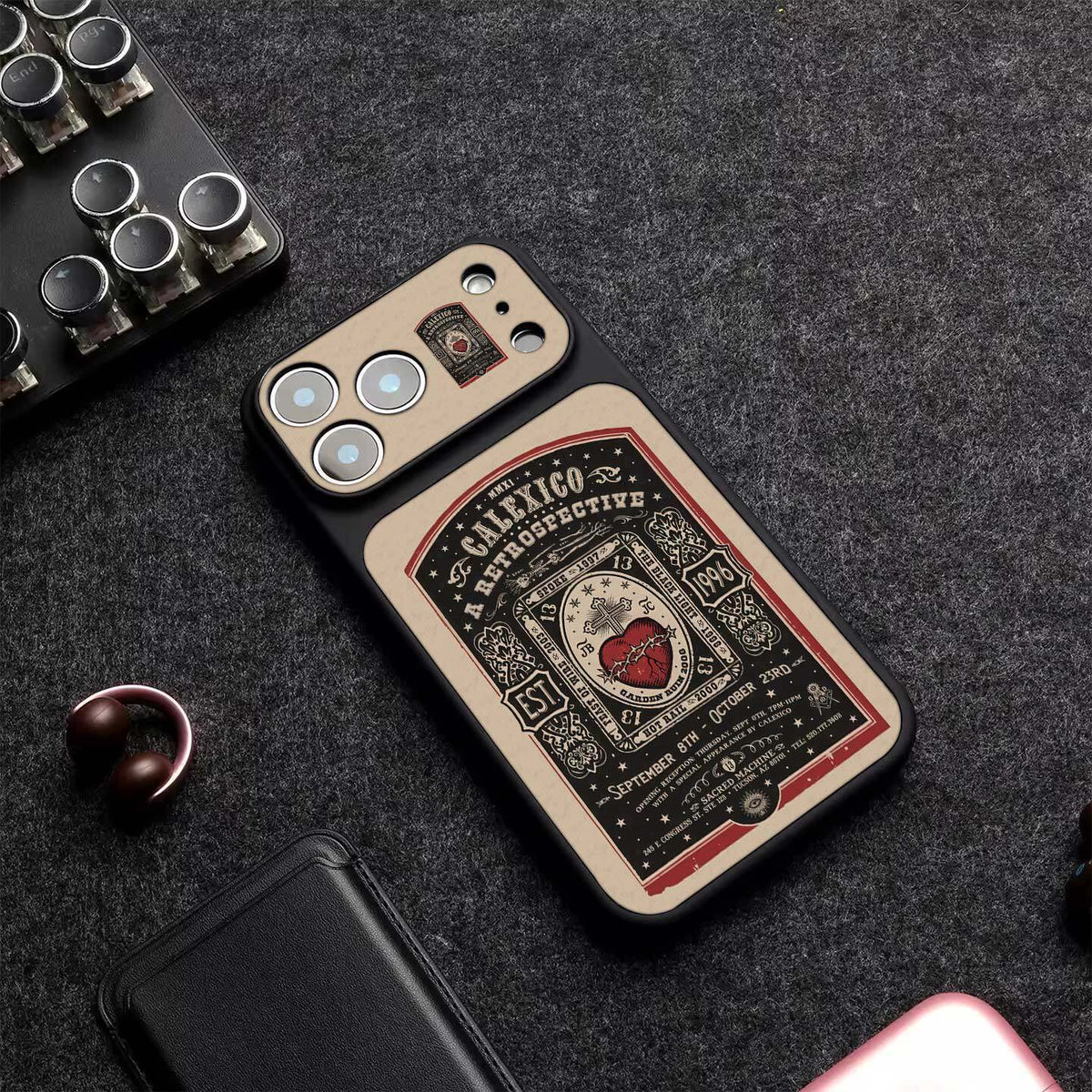 Classic Sacred Heart Matte iPhone Case