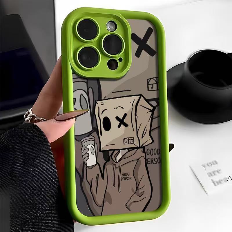 Cardboard Box Character Apple phone case