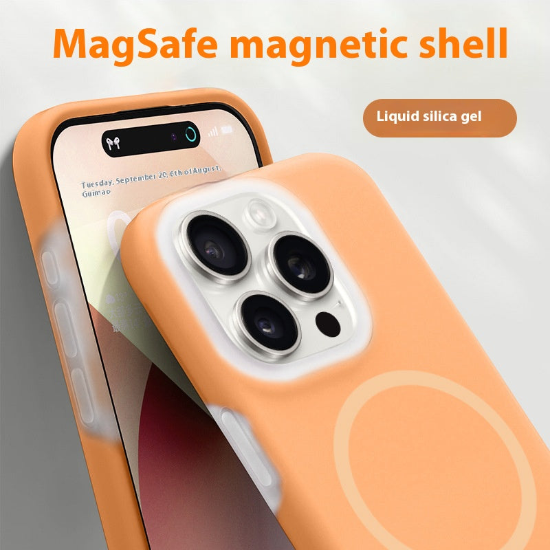 Liquid Silicone Jelly Apple Phone Case