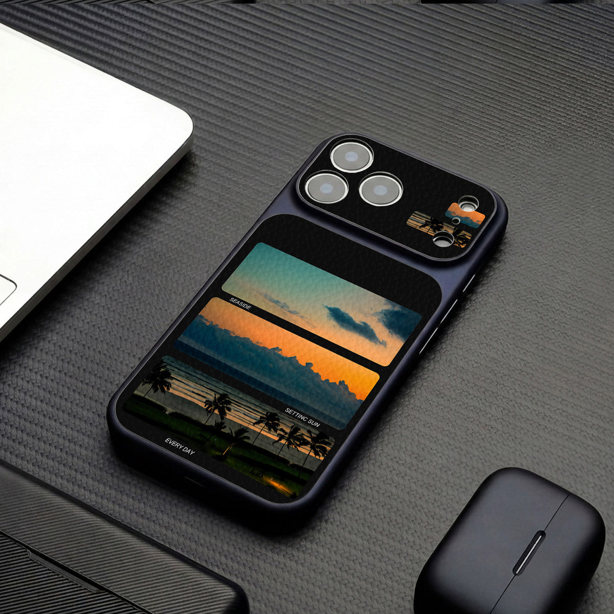Sunset and Ocean Apple Phone Case