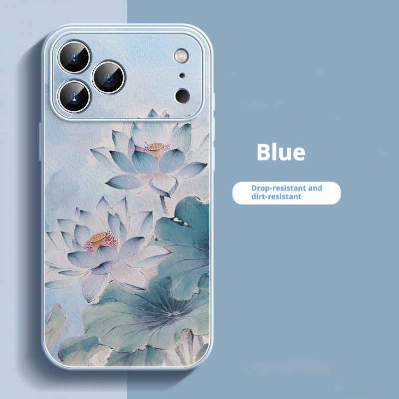 Elegant lotus flower Apple phone case