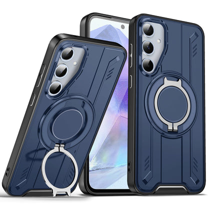 Leadwin rotating bracket magnetic Samsung mobile phone case