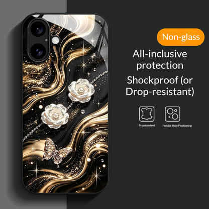 Pearl Camellia Apple Phone Case