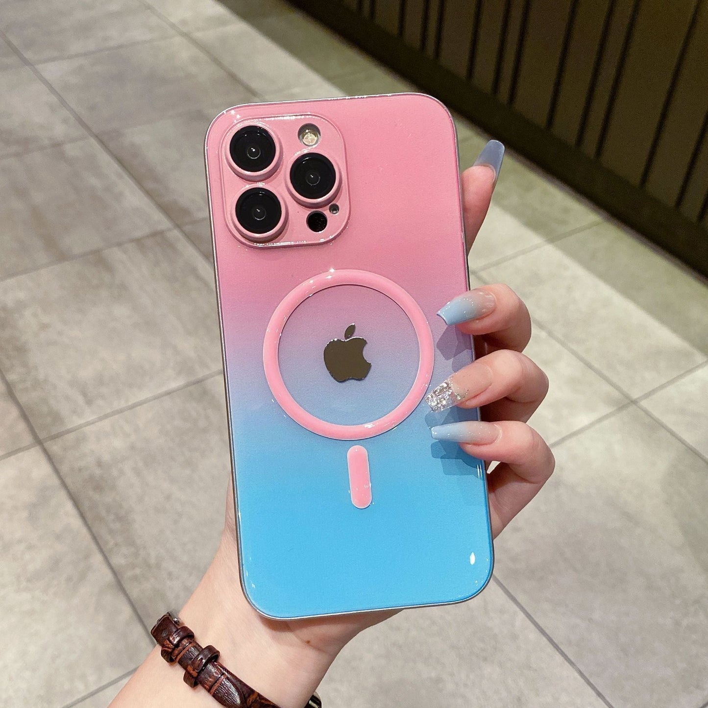 Luminous magnetic iPhone case