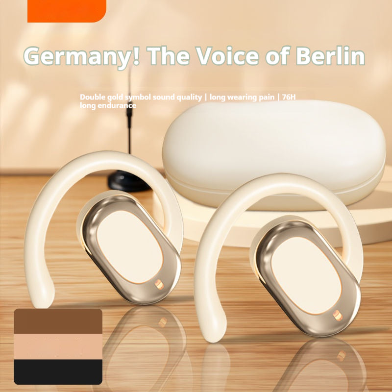 360 degree rotating ear-hook wireless Bluetooth headset