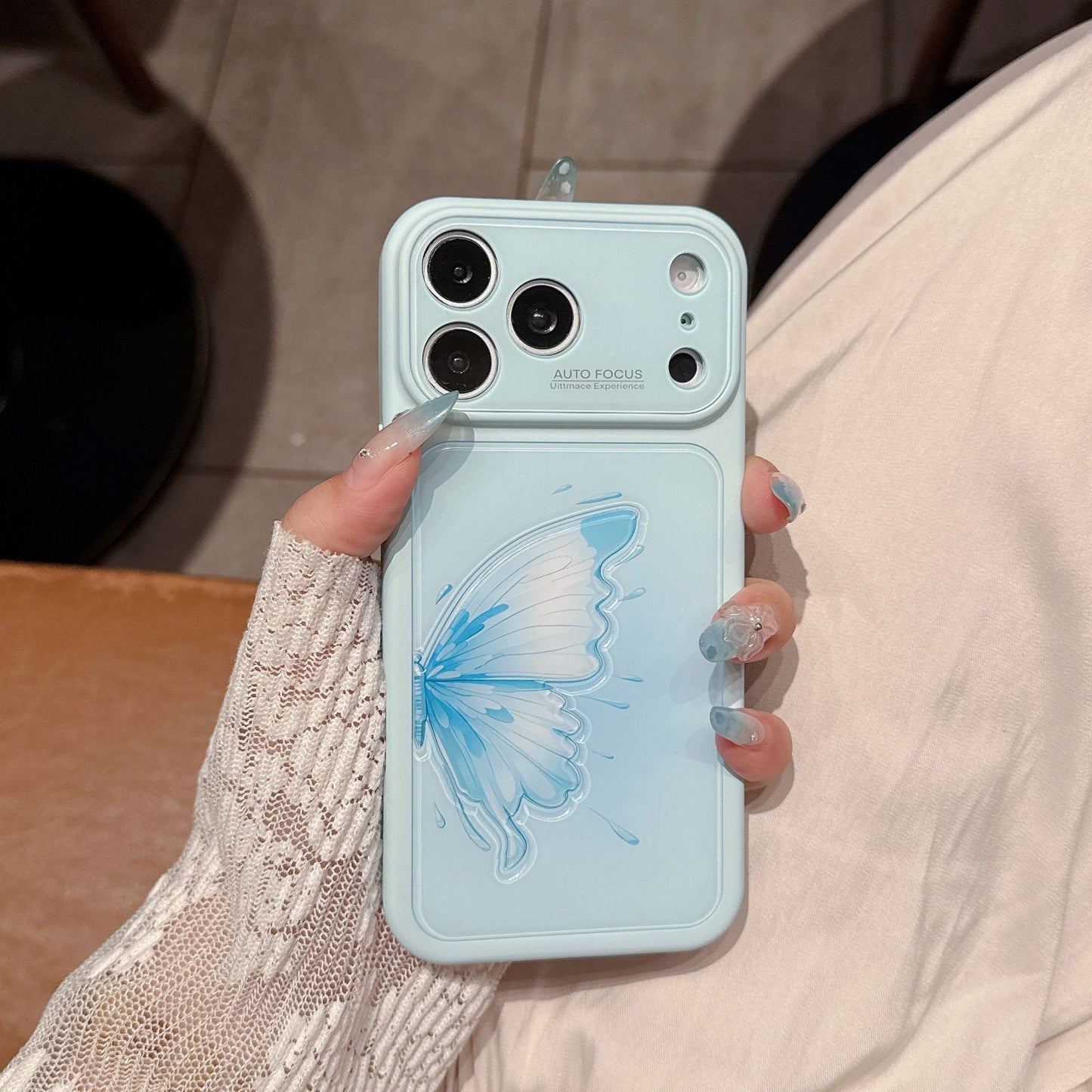 3D Butterfly Apple Phone Case