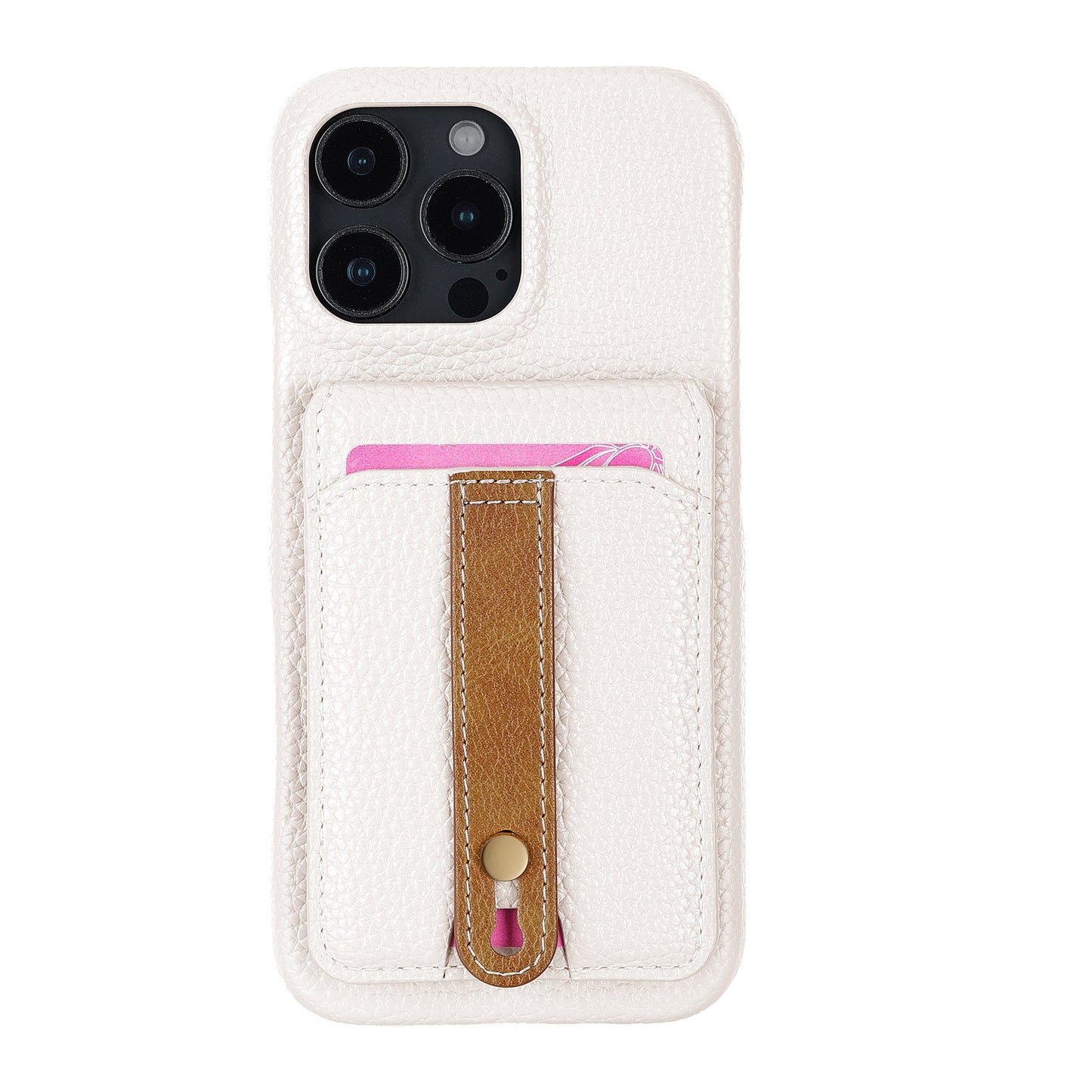 Card holder ring leather case iPhone phone case