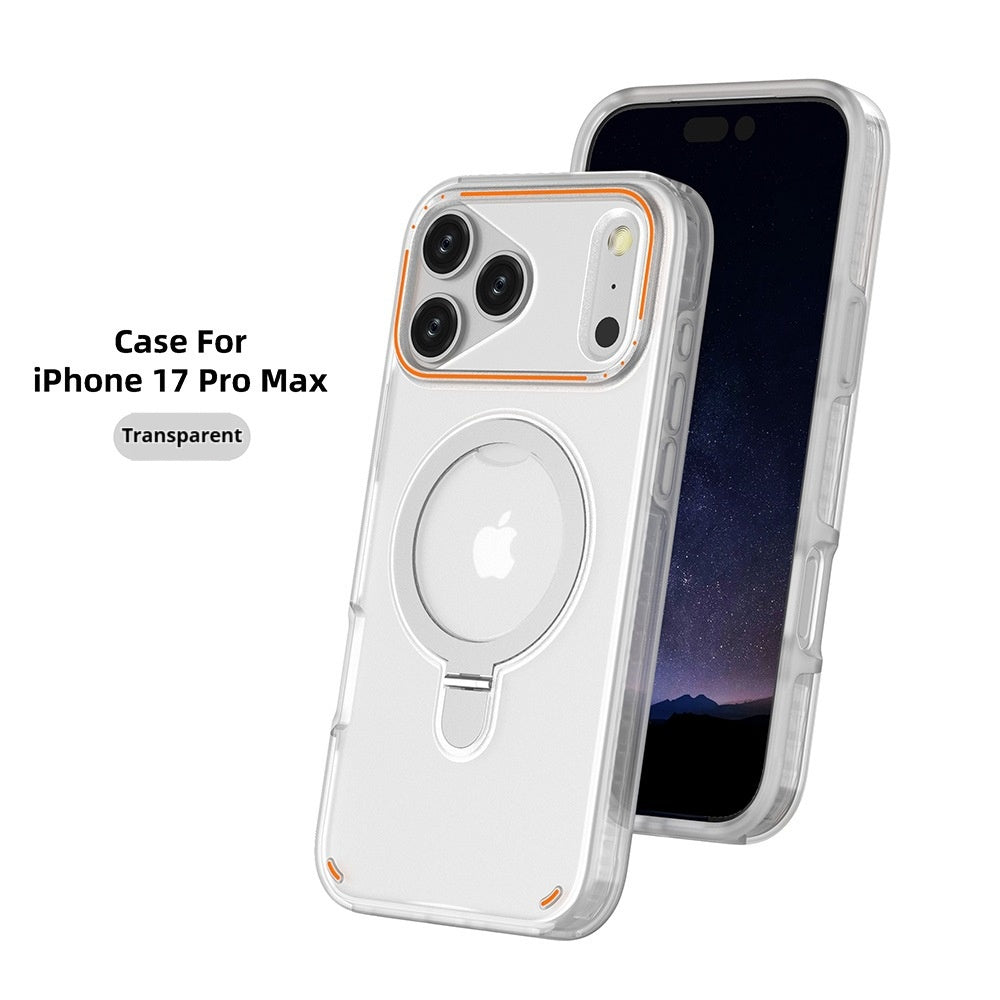 Frosted anti-drop magnetic stand Apple phone case
