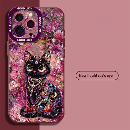 Cute kitten-shaped iPhone case