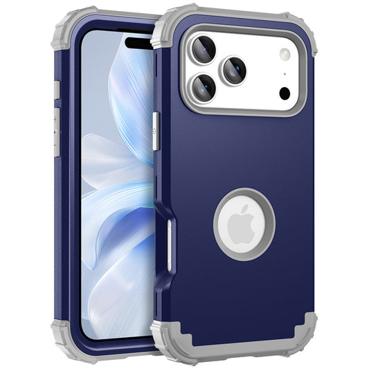 3-in-1 full-coverage anti-drop Apple phone case