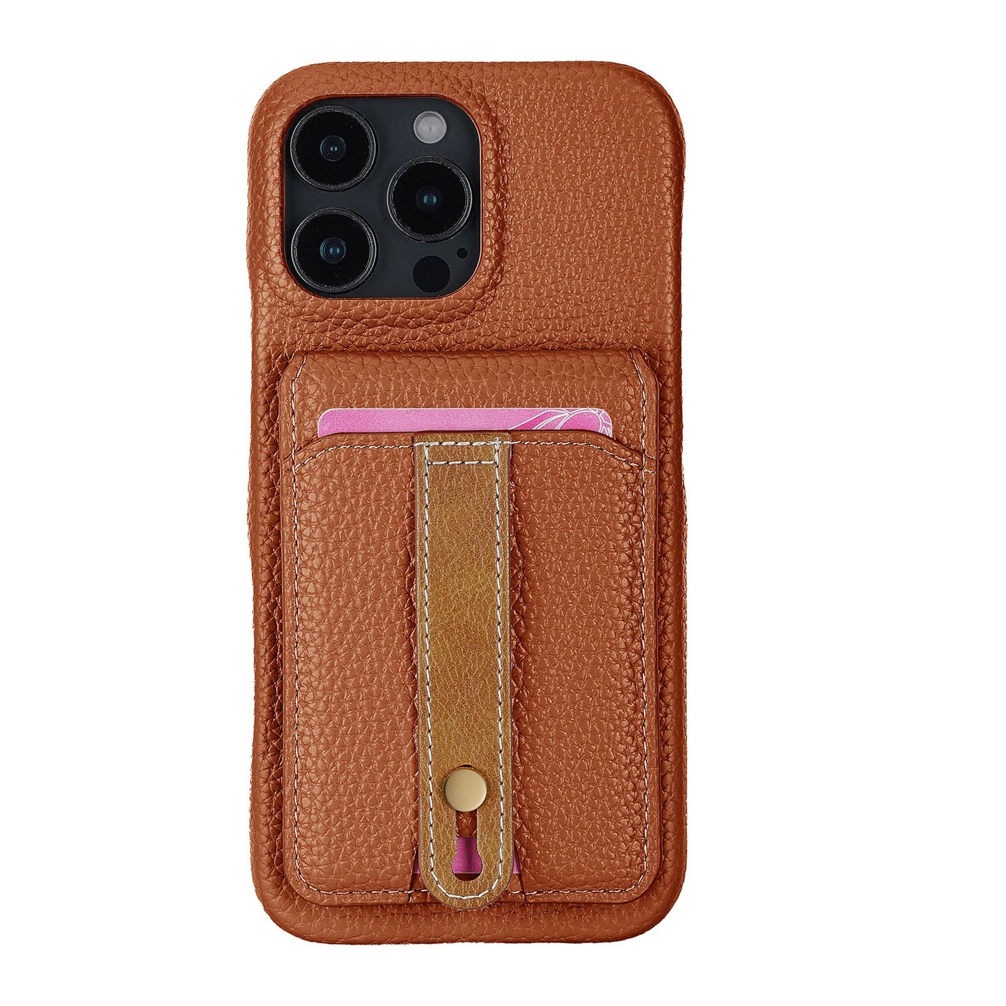 Card holder ring leather case iPhone phone case