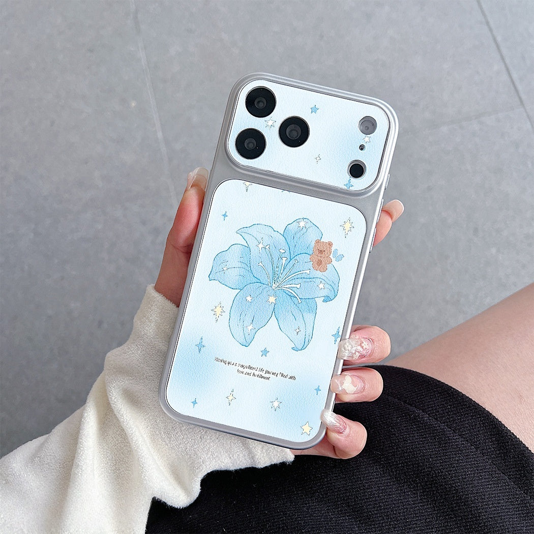 Cartoon Painted Apple Phone Case