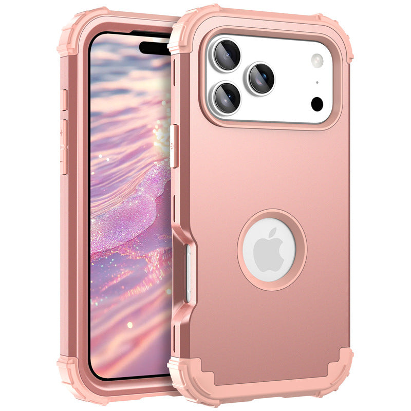 3-in-1 full-coverage anti-drop Apple phone case