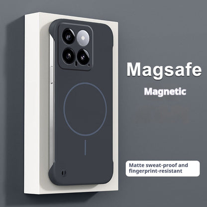 Ultra-thin borderless magnetic Xiaomi phone case