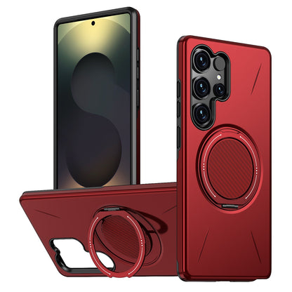 Rotating bracket magnetic Samsung mobile phone case