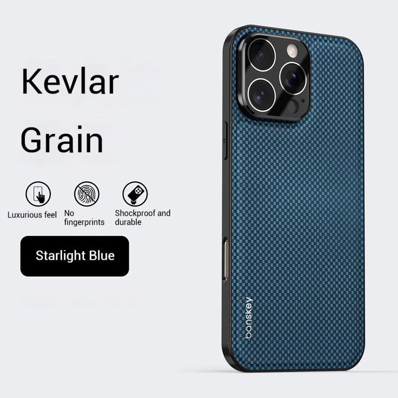 Carbon fiber Kevlar textured Apple phone case