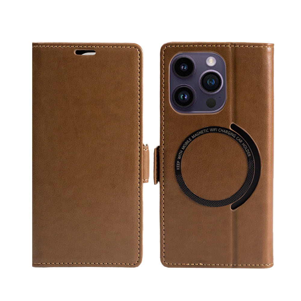 Leather Wallet Magnetic iPhone Case