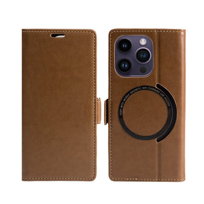 Leather Wallet Magnetic iPhone Case