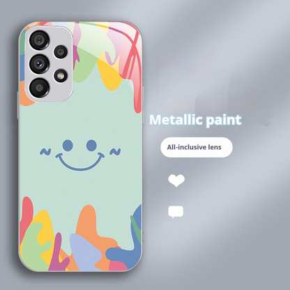 Cute smiley face Samsung phone case