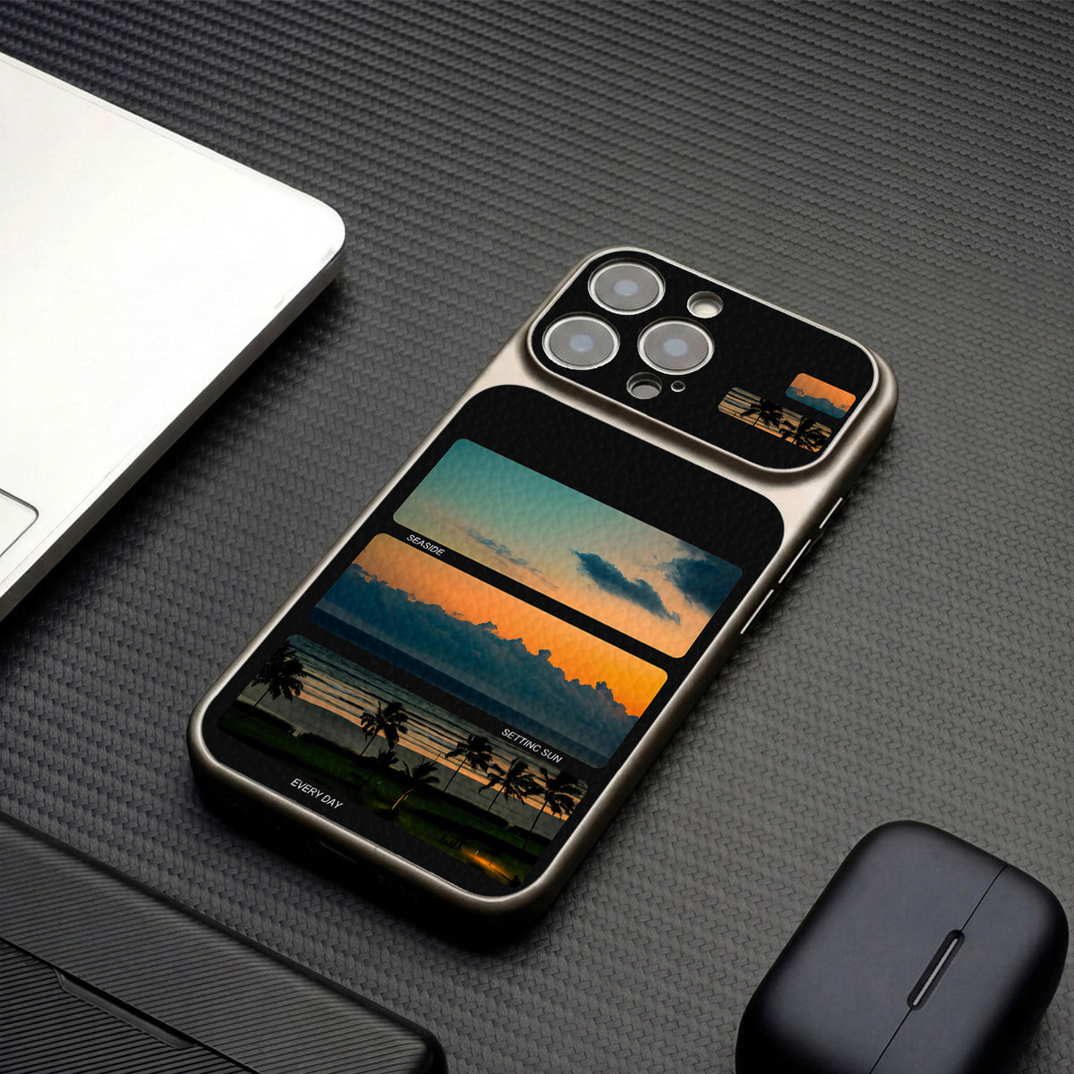 Sunset and Ocean Apple Phone Case