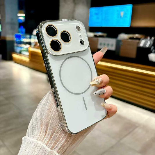 Nano-fine circle strong magnetic frosted Apple phone case