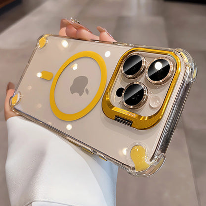 Hardware invisible lens holder magnetic iPhone case