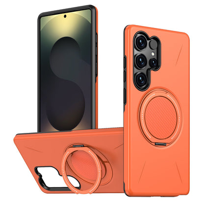 Rotating bracket magnetic Samsung mobile phone case